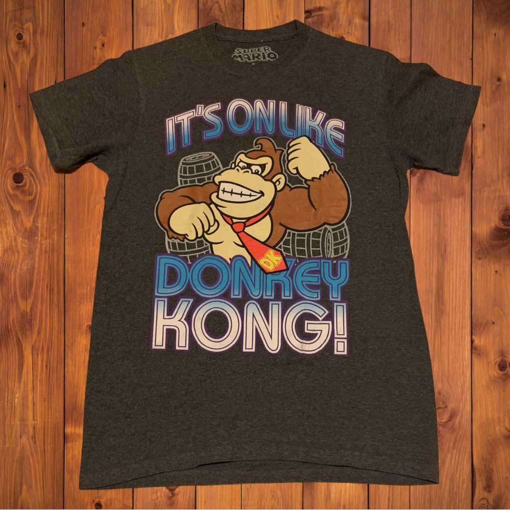 Botdf Super Mario It’s On Like Donkey Kong Nintendo Snes Vintage Gamer Shirt